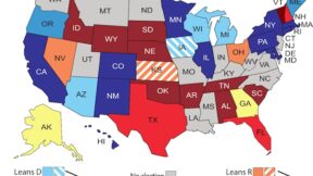 2026 gubernatorial ratings by Sabato's Crystal Ball