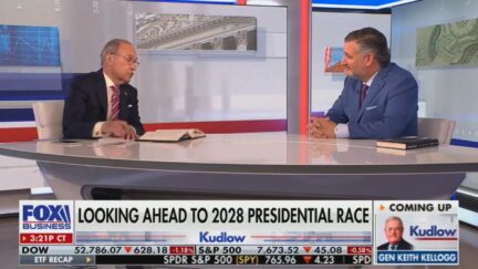 Larry Kudlow and Ted Cruz