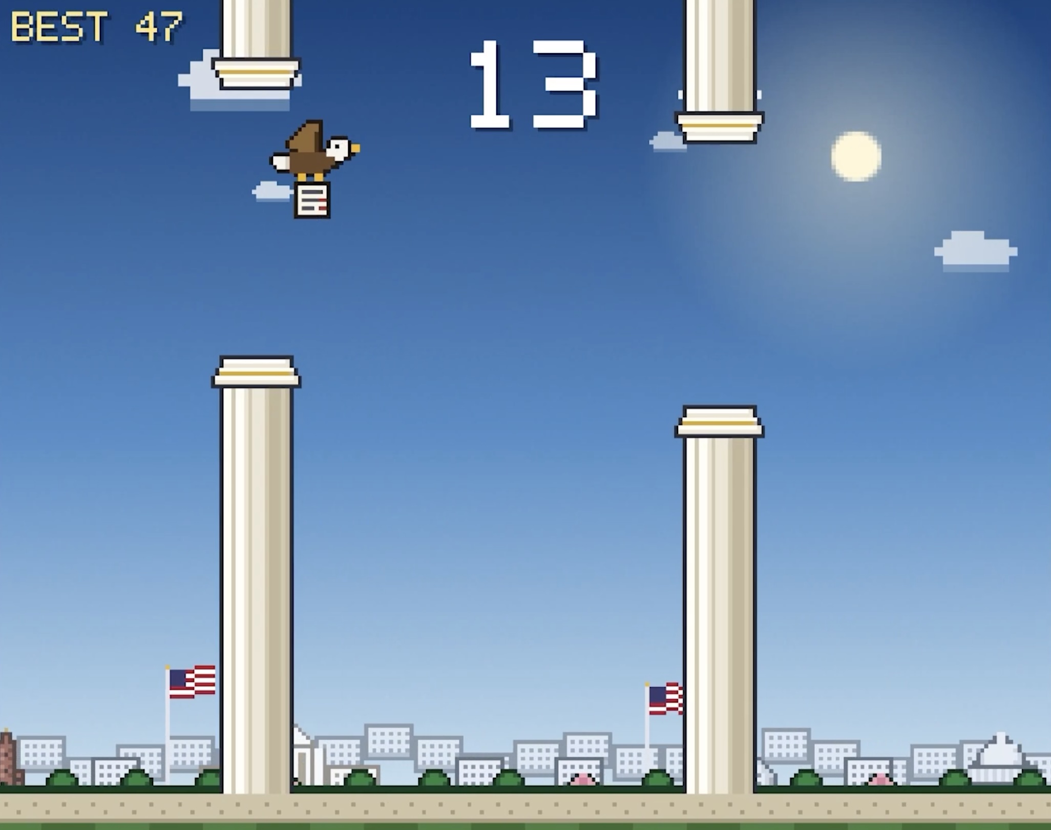 Trump flappy bird