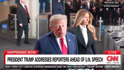 trump and melania in a screenshot