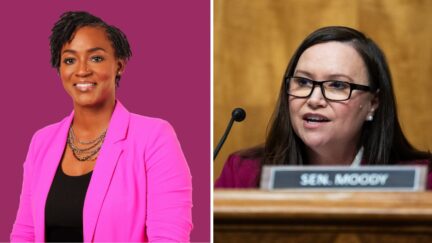 Florida Senate candidates Angie Nixon, Ashley Moody