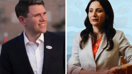 Texas Democratic candidates James Talarico, Gina Hinojosa