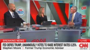 Boris Sanchez and Brianna Keilar interviewing Steve Moore