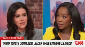 Lydia Moynihan debating Abby Phillip on CNN