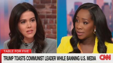 Lydia Moynihan debating Abby Phillip on CNN