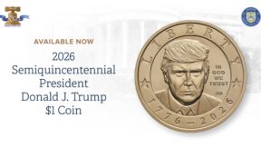 us mint ad for trump coin
