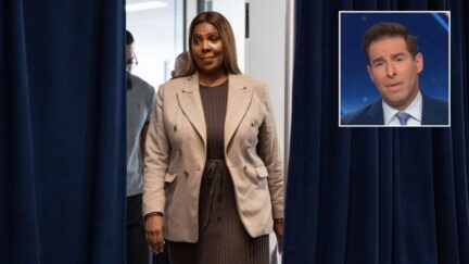 Letitia James (AP Photo/Yuki Iwamura); Inset Elie Honig (Screenshot)