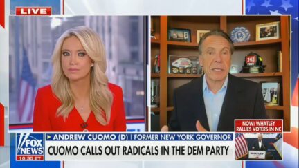 Former New York Gov. Andrew Cuomo slammed the Democratic Party for hanging a 