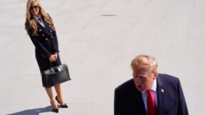 Katie Zacharia and Donald Trump