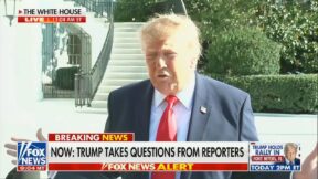 trump gaggle white house