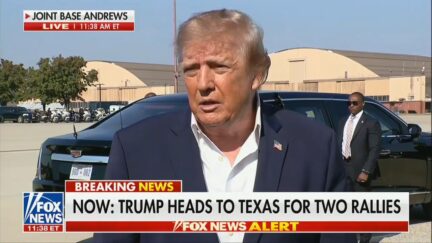 Trump gaggle