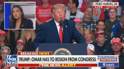 President Trump said he doesn't mind Alexandria Ocasio-Cortez 