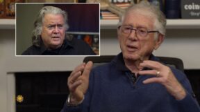 Ted Koppel repeatedly pushed Steve Bannon to admit Trump is in decline during a CBS Sunday Morning interview