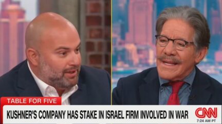 Joe Borelli debating Geraldo Rivera on CNN