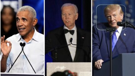 Barack Obama (AP Photo/Brynn Anderson); Joe Biden (AP Photo/Nam Y. Huh); Donald Trump (AP Photo/Alex Brandon)