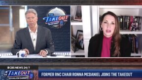 Major Garrett interviewing Ronna McDaniel